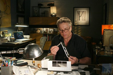 bureau de Gil-maquette/scène de l'épisode "Y a pas de lézard-07x22"